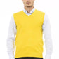 Yellow Viscose Men Vest