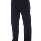 Blue Cotton Men Pants