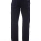 Blue Cotton Men Pants