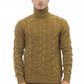 Brown Wool Men Sweater