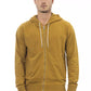 Brown Cotton Men Sweatshirt