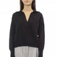 Black Wool Women Sweater