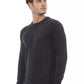 Black Wool Men Sweater