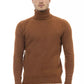 Brown Alpaca Men Sweater