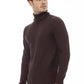 Brown Merino Wool Men Sweater