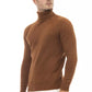 Brown Alpaca Men Sweater