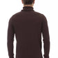 Brown Merino Wool Men Sweater