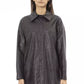 Brown Polyethylene Women Shirt