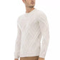 Beige Merino Wool Men Sweater