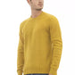 Yellow Wool Men Sweater