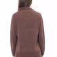 Brown Merino Wool Women Sweater