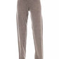 Brown Wool Women Pant