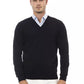 Black Wool Men Sweater