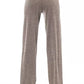 Brown Wool Women Pant