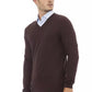 Brown Merino Wool Men Sweater