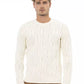 Beige Wool Men Sweater