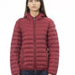 Red Nylon Women Jacket