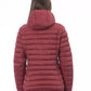 Red Nylon Women Jacket