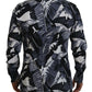 Multicolor Banana Leaf Print Casual Shirt