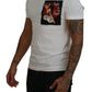 Elegant White Crewneck Cotton T-Shirt