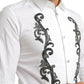 Italian Designer Slim Fit Tuxedo Shirt