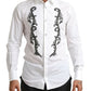 Italian Designer Slim Fit Tuxedo Shirt