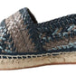 Sumptuous Woven Leather Espadrilles