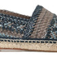 Sumptuous Woven Leather Espadrilles