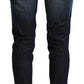 Chic Slim Fit Blue Washed Jeans