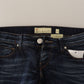 Chic Slim Fit Blue Washed Jeans