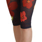 Elegant Floral Print High Waist Leggings