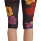 Elegant Floral Print High Waist Leggings