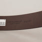 Elegant Dark Brown Leather Belt