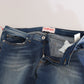 Svelte Mid Waist Slim Jeans in Vintage Blue