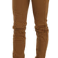 Chic Mid Waist Skinny Cotton Pants