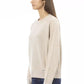 Beige Cashmere Women Sweater