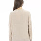 Beige Cashmere Women Sweater