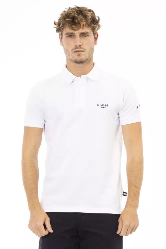 Black Cotton Men Polo Shirt