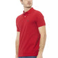 Red Cotton Men Polo