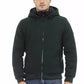 Green Polyester Men Jacket