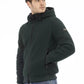 Green Polyester Men Jacket