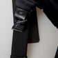 Black Silk Polka Waist Tuxedo Belt Cummerbund