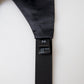 Elegant Black Silk Cummerbund