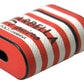 Orange Stripe Dauphine Leather Logo Strap Airpod Case