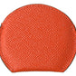 Elegant Orange Calfskin Mirror Holder