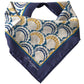 Elegant Multicolor Silk Men's Square Scarf