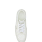 Elegant Low Top Calfskin Sneakers in White