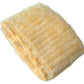 Yellow Polyester Mohair Fiber Neck Wrap Scarf