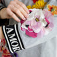 Gray DG Amore Queen Floral Pullover Sweater