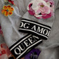 Gray DG Amore Queen Floral Pullover Sweater